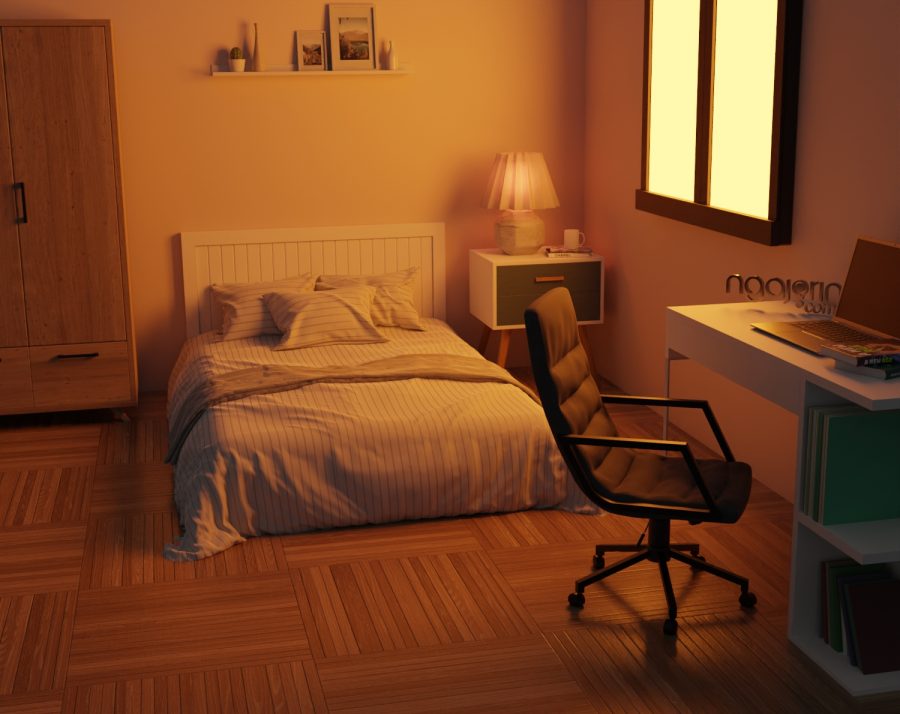 3d design isometric room for you