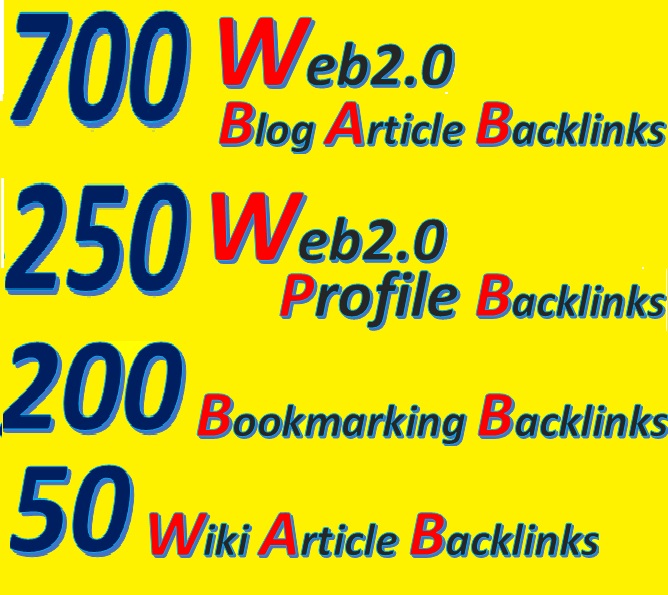 Create 1200 Mix Backlinks Campaign for your website 