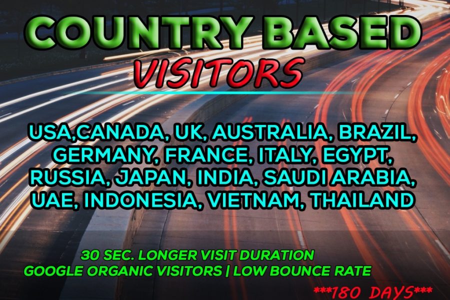 UNLIMITED HUMAN Website TRAFFIC for 180 DAYS OR 6 MONTHS