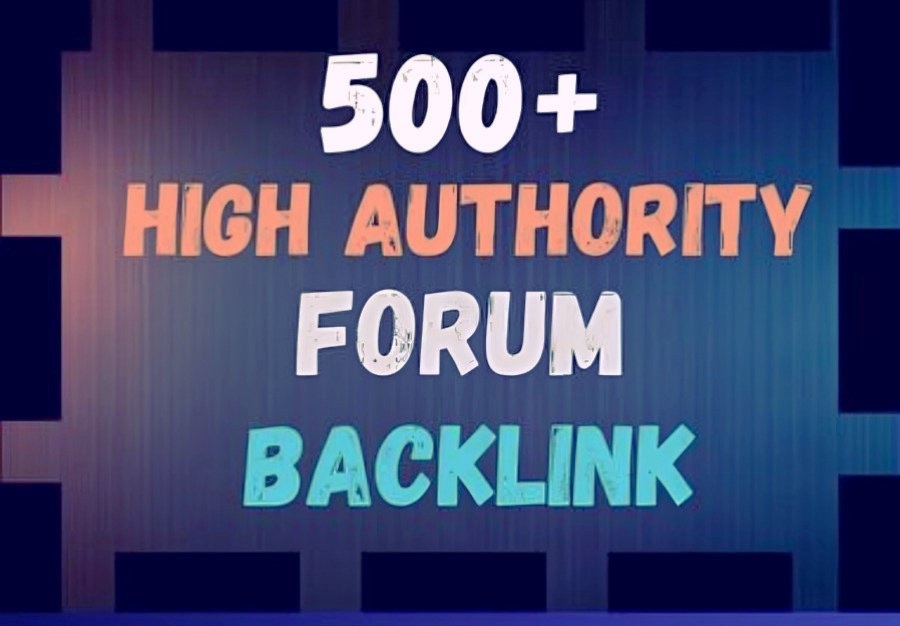 Create 500 Forum Backlinks for your Website ranking