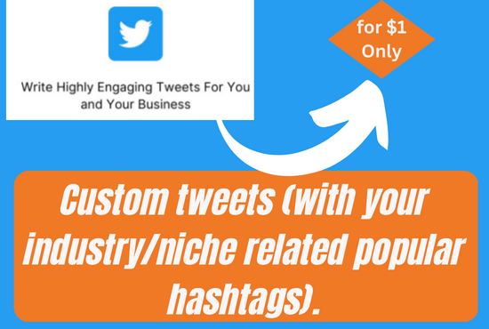 I will write creative and engaging tweets for you, your brand or business