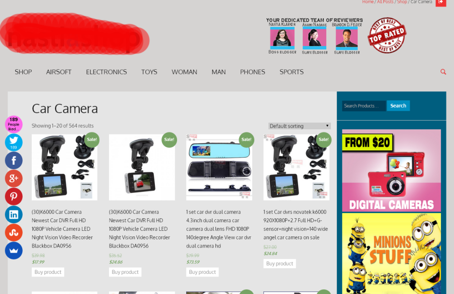 Build affiliate ecommerce store with 3000 Affiliate Products