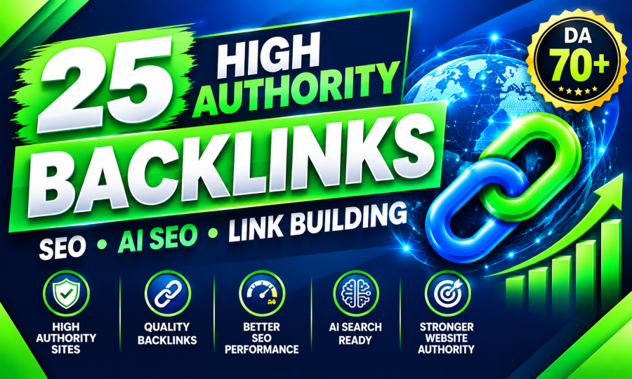 Manual 25 PR9 - DA (Domain Authority) 70+ backlinks for SEO and AI SEO