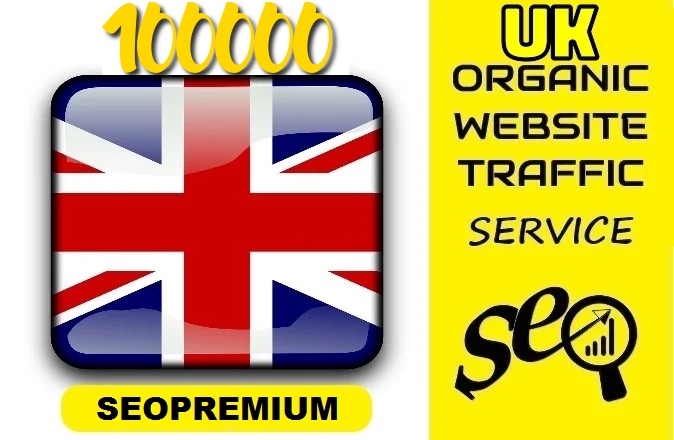 10000 UK website traffic organic - monthly service