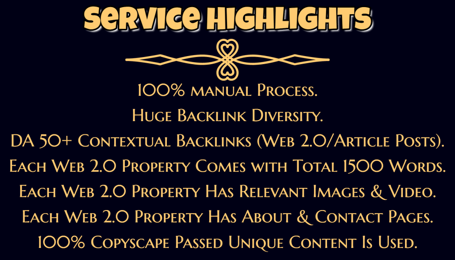 Diversity Seo Package- Web 2.0, Video, Social, PDF/DOC Links All In One Ranking Package