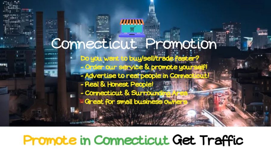 Reach to 9000+ people in Connecticut using Social Media, get a shoutout, social signals and traffic