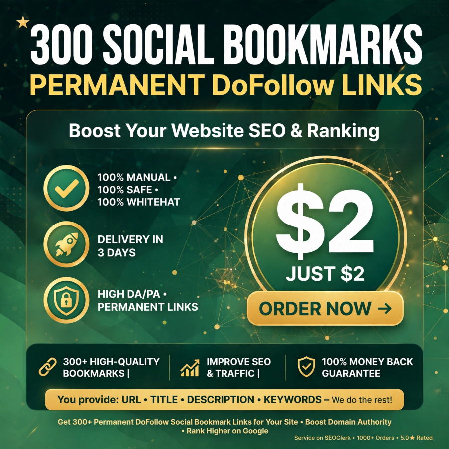 Do 300 Social Bookmarks Permanent DoFollow links