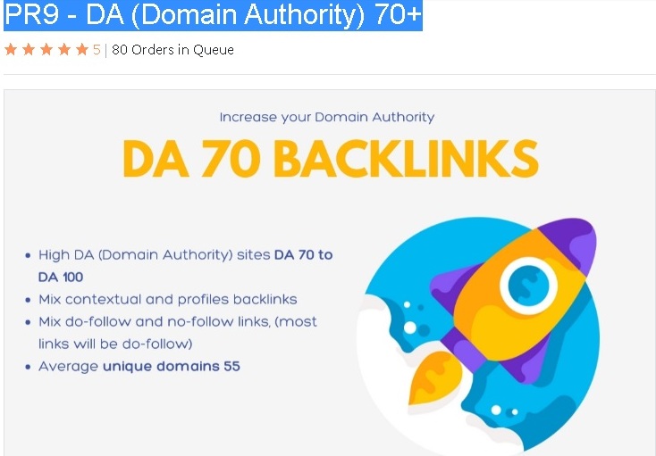 Get Web 2.0 blogs, Wiki, DA (Domain Authority) 30+ Do-follow and PR9 - DA (Domain Authority) 70+