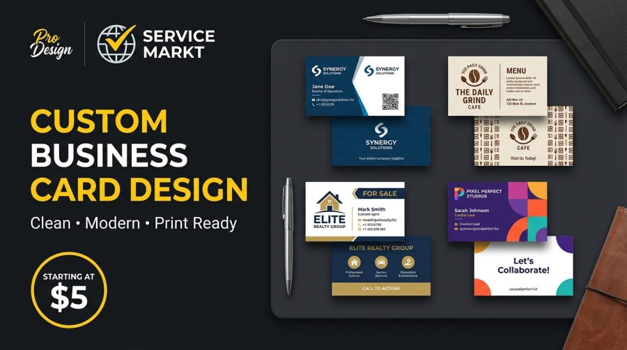 I Will Create a Custom Business Card Layout for Your Brand