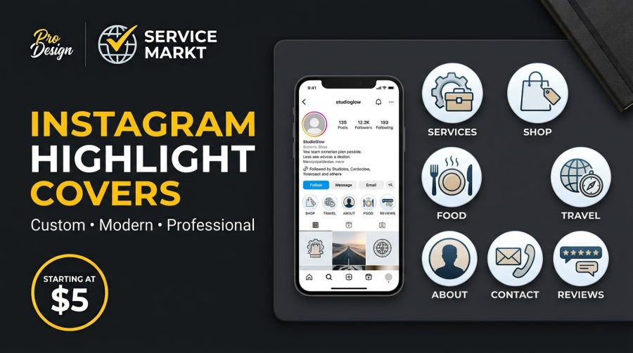 I Will Design Custom Profile Highlight Covers