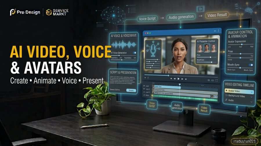 I Will Create AI Videos With Voice and Talking Avatars