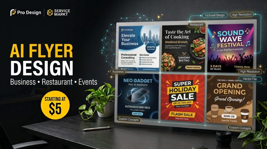 I Will Create AI Assisted Flyers for Business Events and Promotions