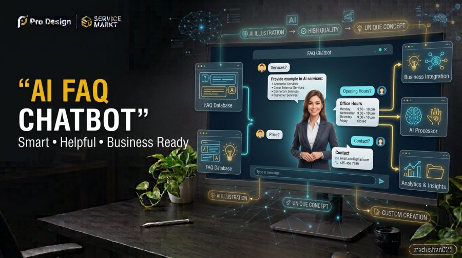 I Will Create a Custom AI FAQ Chatbot for Your Business