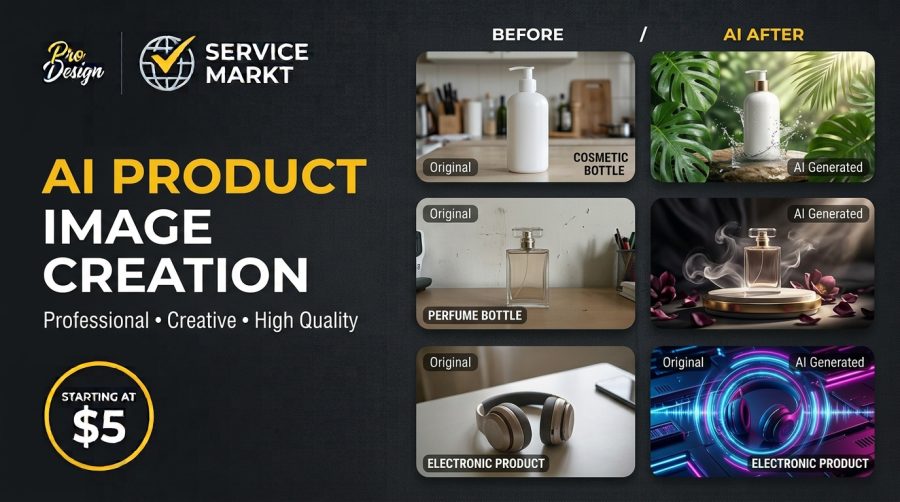 I Will Create Professional AI Product Images