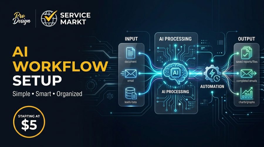 I Will Create a Simple AI Workflow for Your Business