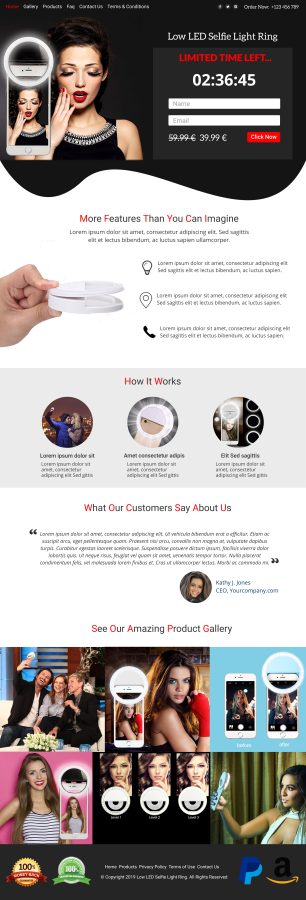 I will design any custom upto 1 web or landing page