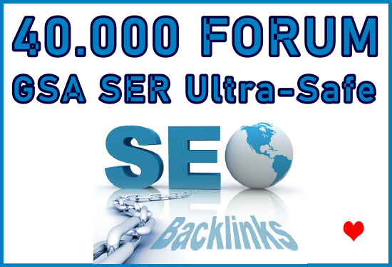 40.000 GSA SER Forum Profiles SEO Ultra-Safe Backlinks