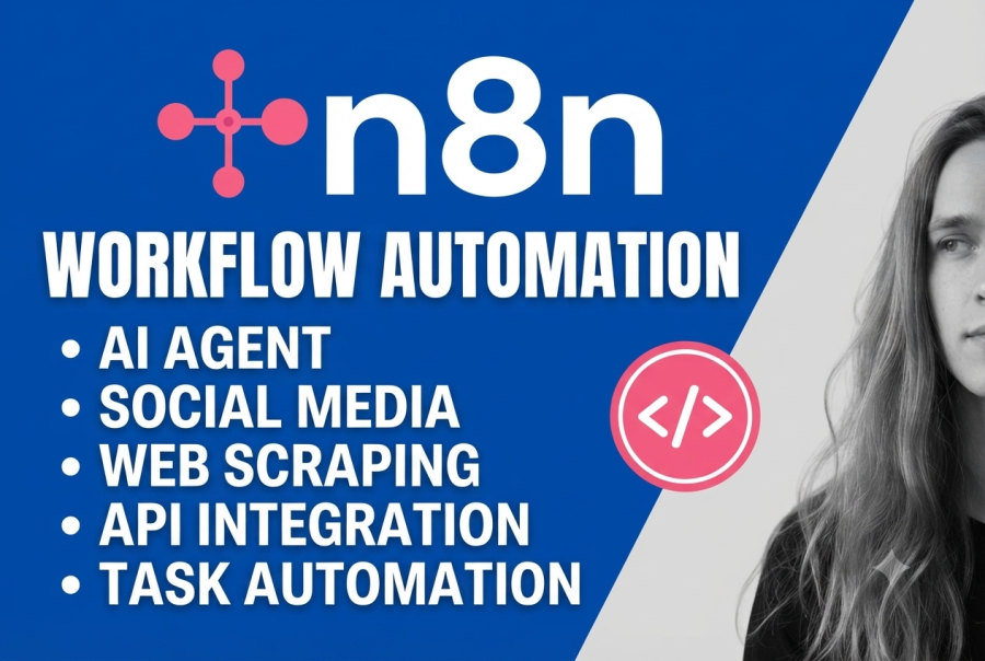 I Will Create Custom AI Agent, Chatbot & n8n Workflow Automation