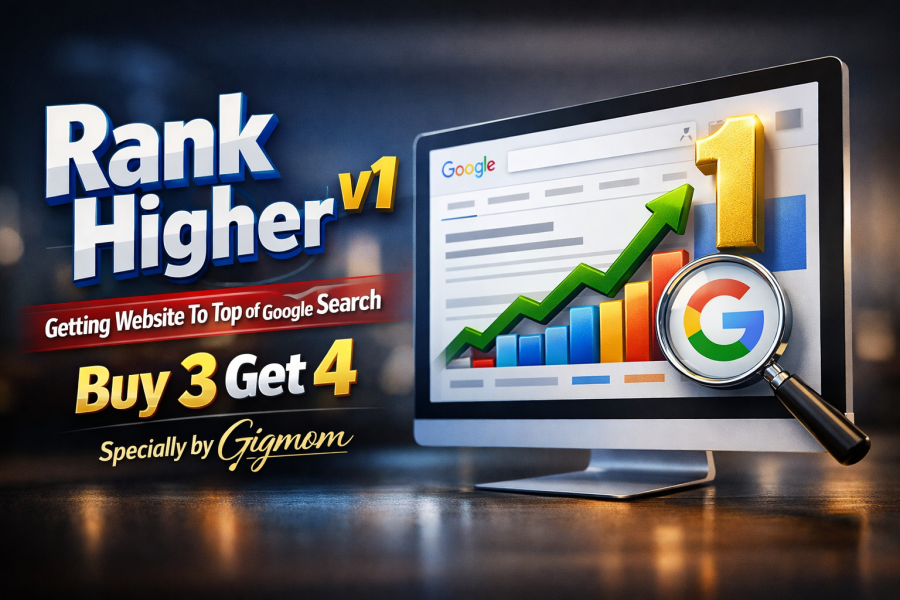 Rank Higher v1 Getting Website To Top Of Google Search - Buy 3 Get 4