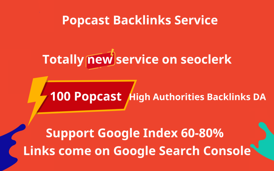 Ranking your site with 100 quality PopCast backlinks 