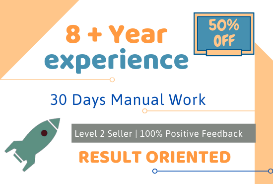 I will do SEO monthly package with white hat link building