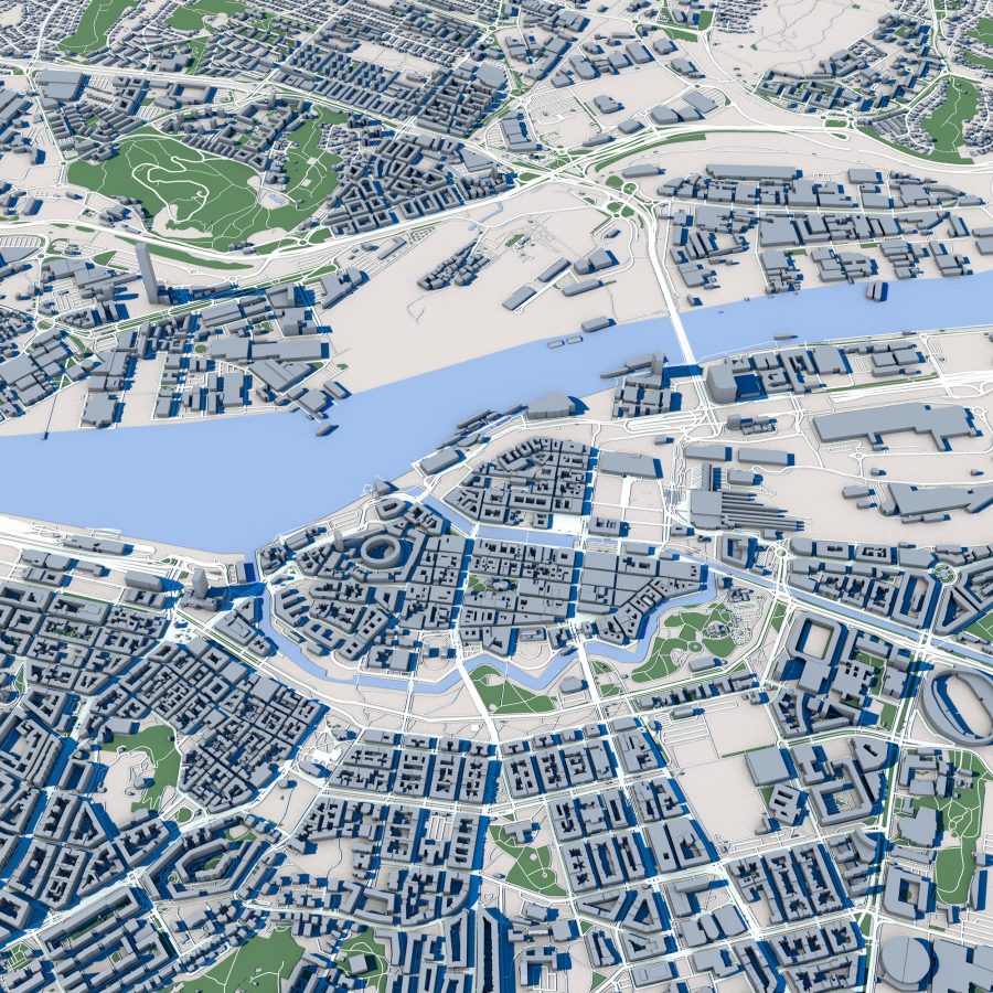 I will create 3D City models from google maps coordinates