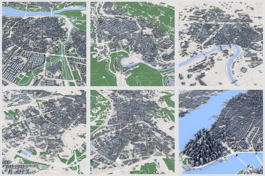 I will create 3D City models from google maps coordinates
