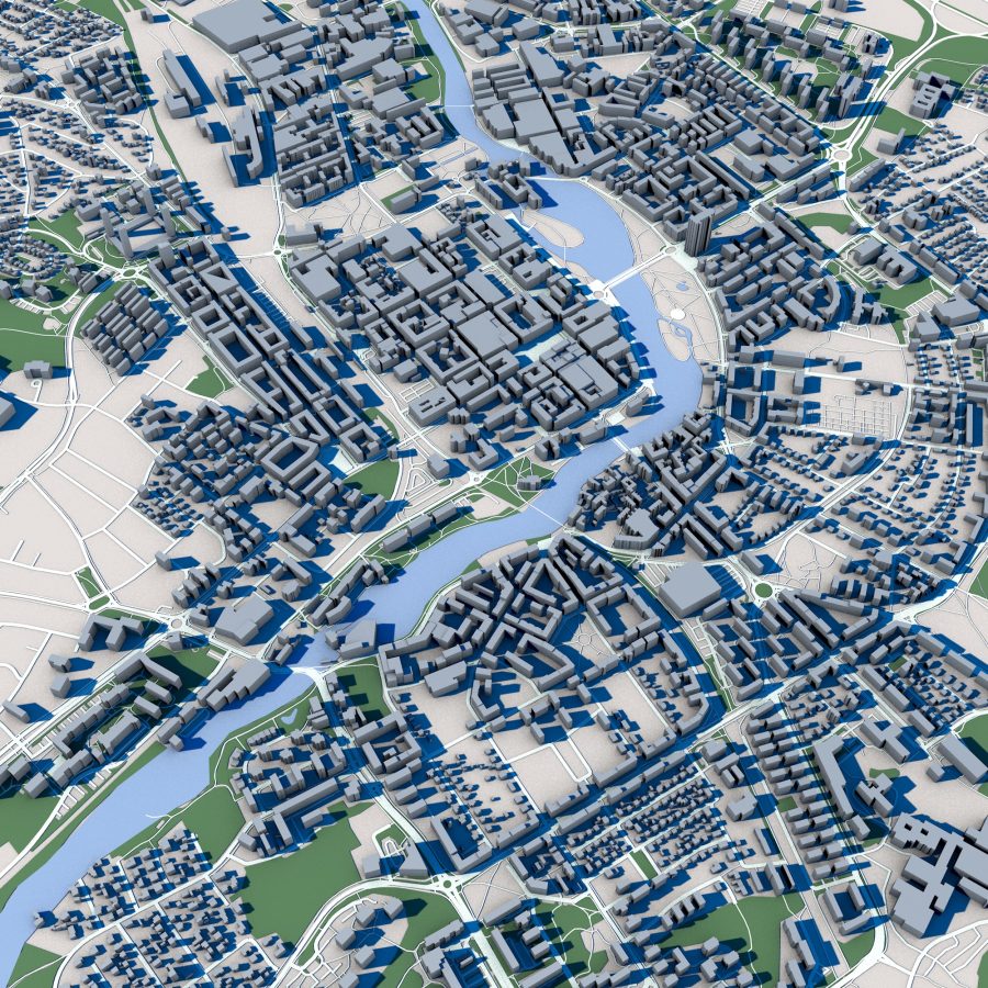 I will create 3D City models from google maps coordinates