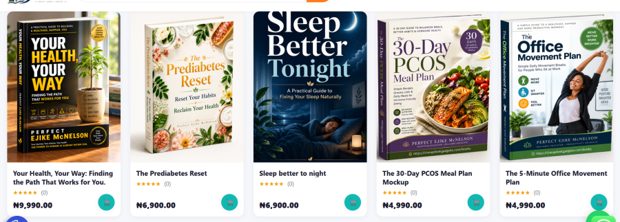 I Will Provide a Professional eBook Store Website Template 