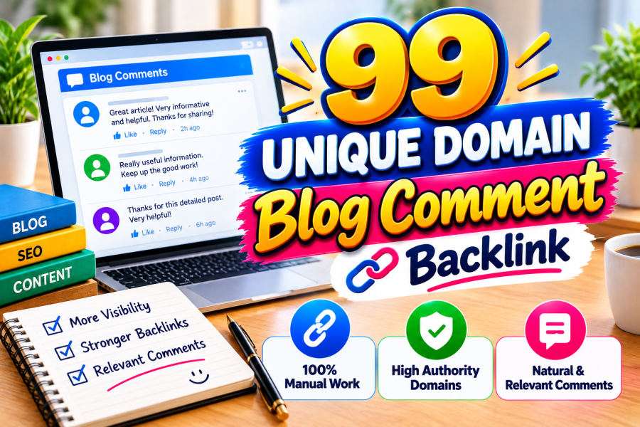 I Will Create Unique Domain Blog Comment Backlinks for SEO Link Building