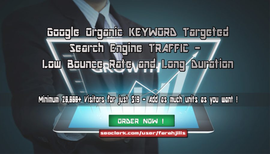 5K Keyword Targeted Google Organic Web TRAFFIC