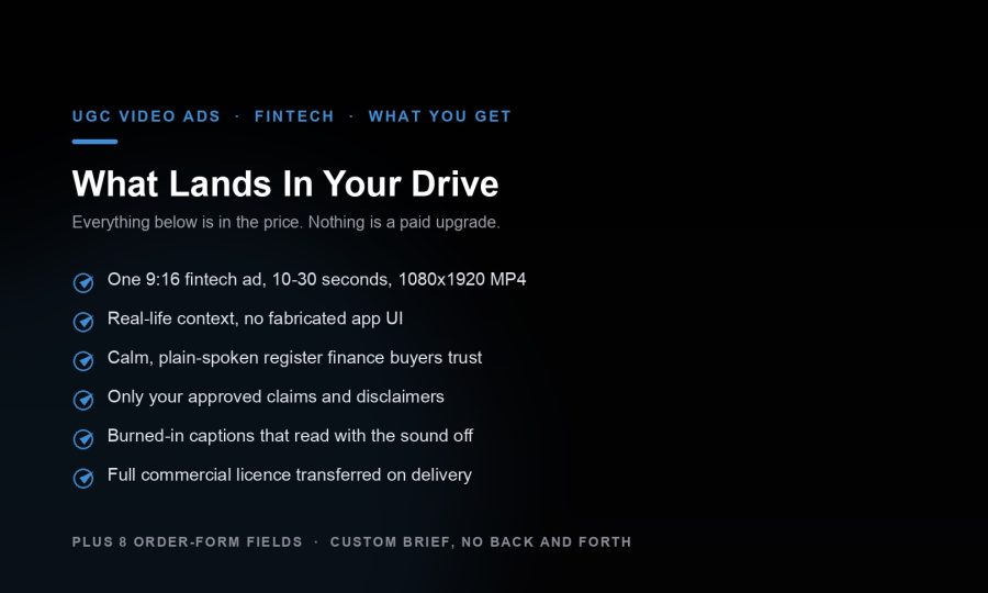 I Will Make UGC Video Ads For Fintech, Banking & Finance Apps That Feel Trustworthy