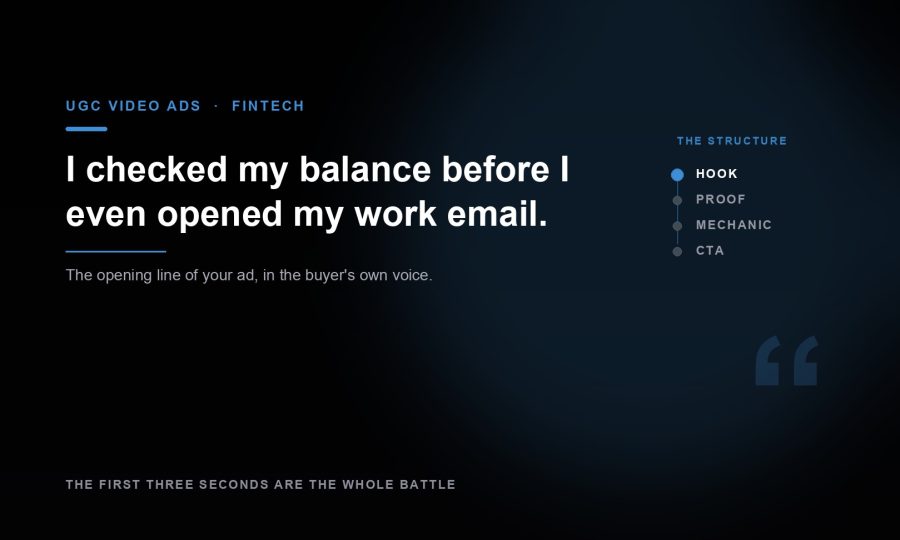 I Will Make UGC Video Ads For Fintech, Banking & Finance Apps That Feel Trustworthy
