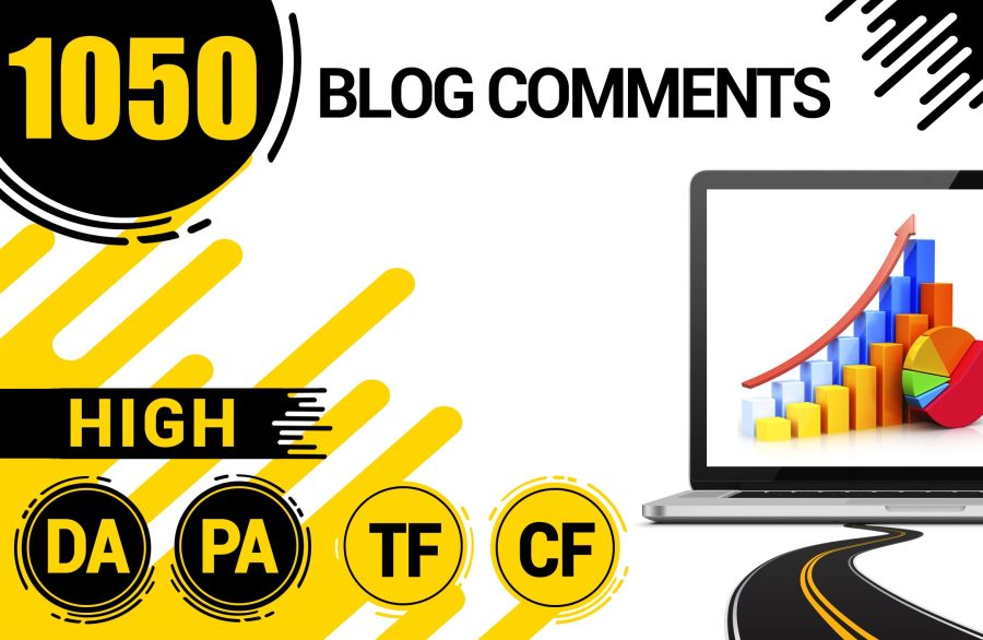 create 1050 manually High DA PA TF CF Permanent blog comments SEO backlinks