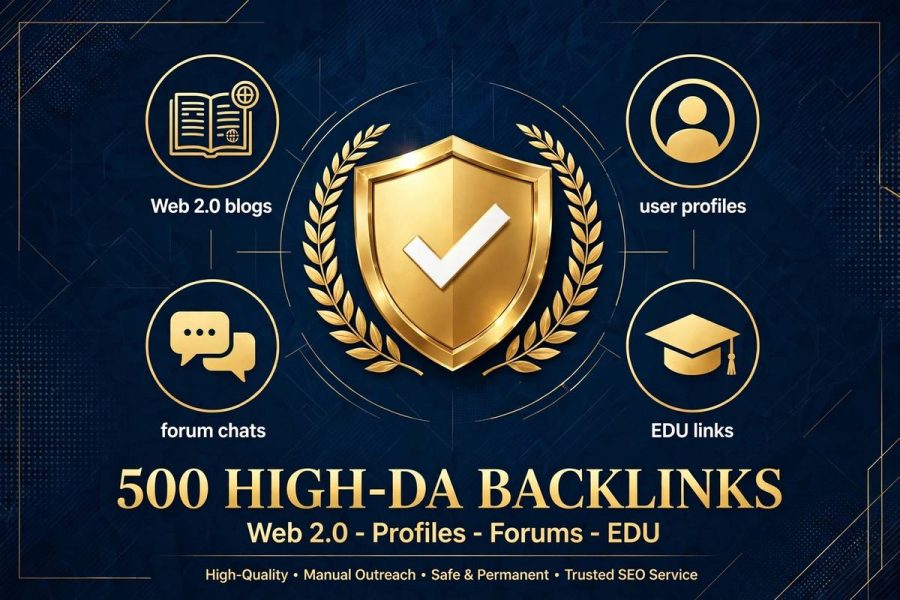I will build 500 high DA backlinks &mdash; Web 2.0, profiles, forums & EDU links