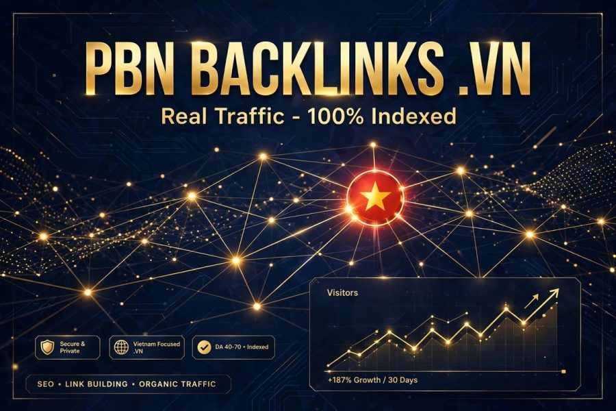 I will build powerful .VN PBN backlinks with real traffic, 100% indexed