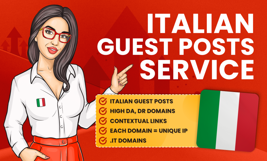 5x Italian Guest Posts, High DA Italian domains SEO Backlinks