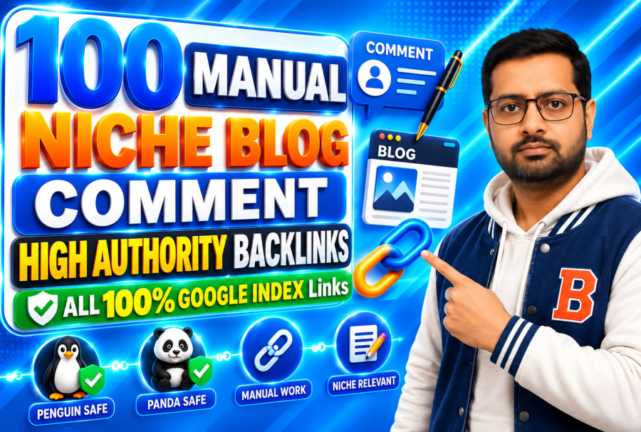 Get 100 Google Indexed High Authority Niche Relevant SEO Backlinks