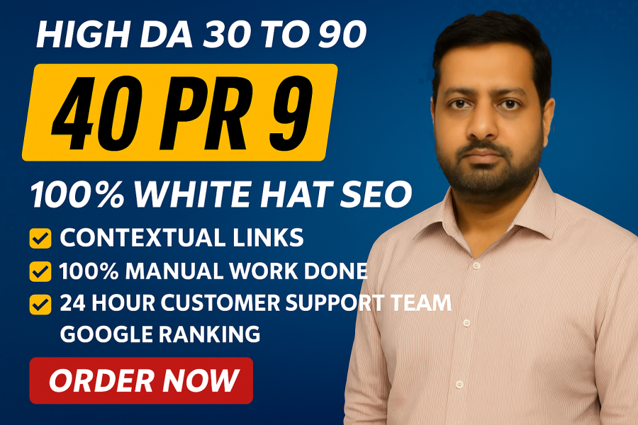 I will create high DA profile seo backlinks up to 90 for SEO ranking