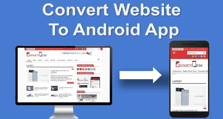 Convert Your Website,YouTube Chanel,FaceBook Page Into a Cool Android Application