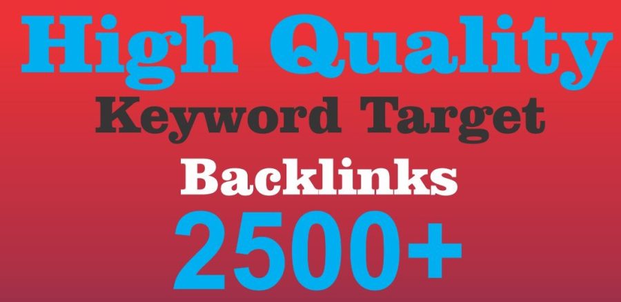 Keyword Target Backlink (2500 Links)