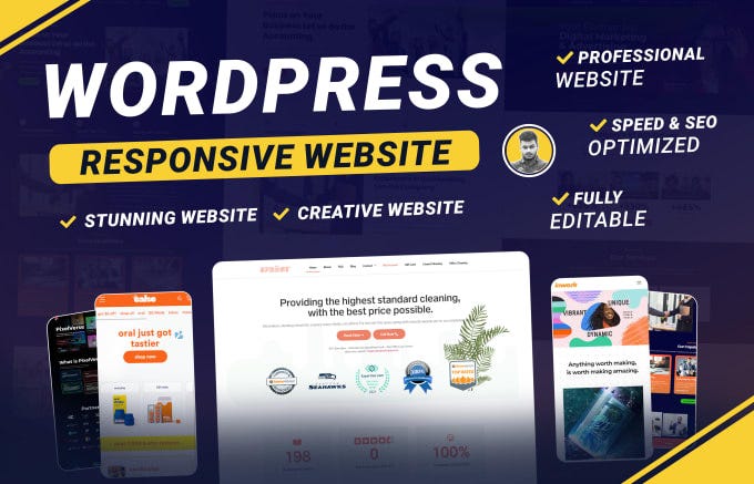 I will design and develop a fully responsive wordpress website or landing page