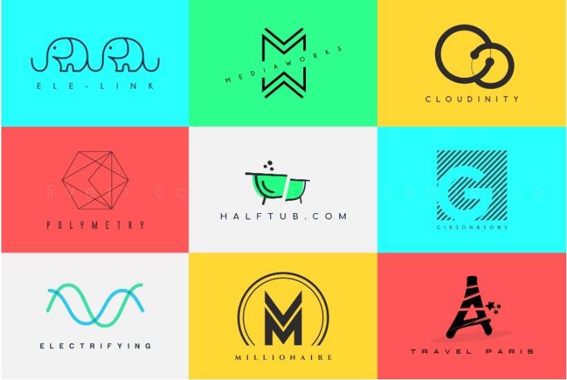 Design 2 modern minimalist logo design in 24 hours