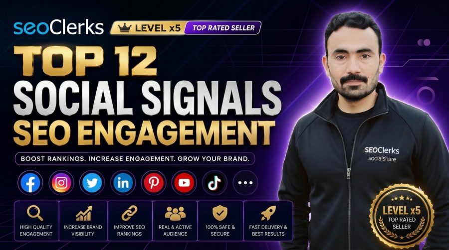 Advanced SEO Growth Top 12 Network 100,000 Social Signals for Google Rankings AI Visibility Traffic