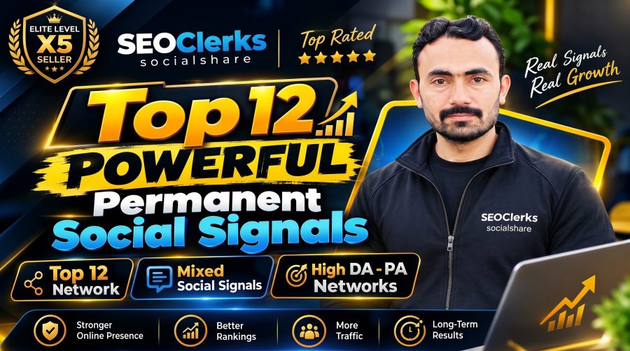 Alpha SEO Top 12 Network 60,000 Permanent Social Signals For Google Rankings AI Search Web Traffic