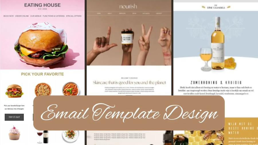 Mailchimp Email Newsletter Template Design