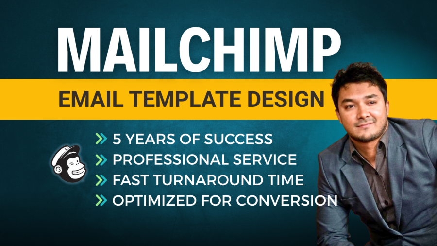 Mailchimp Email Newsletter Template Design