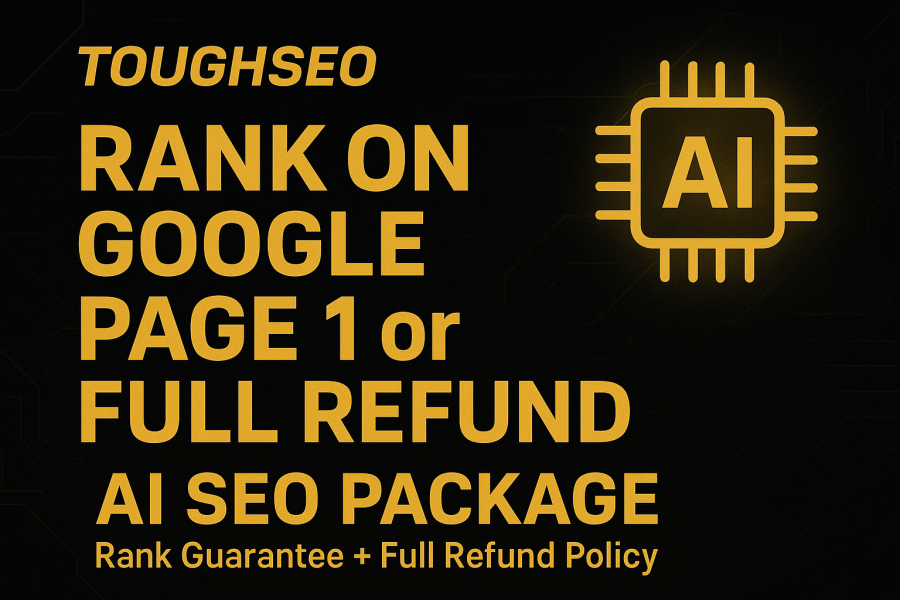 AI-Powered SEO Google Page 1 Or Get MONEY BACK!