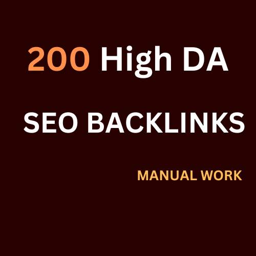 I will do 200 HighDA SEO backlinks, Link Building