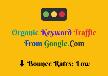  I Will Provide Organic Keyword Traffic From Google
